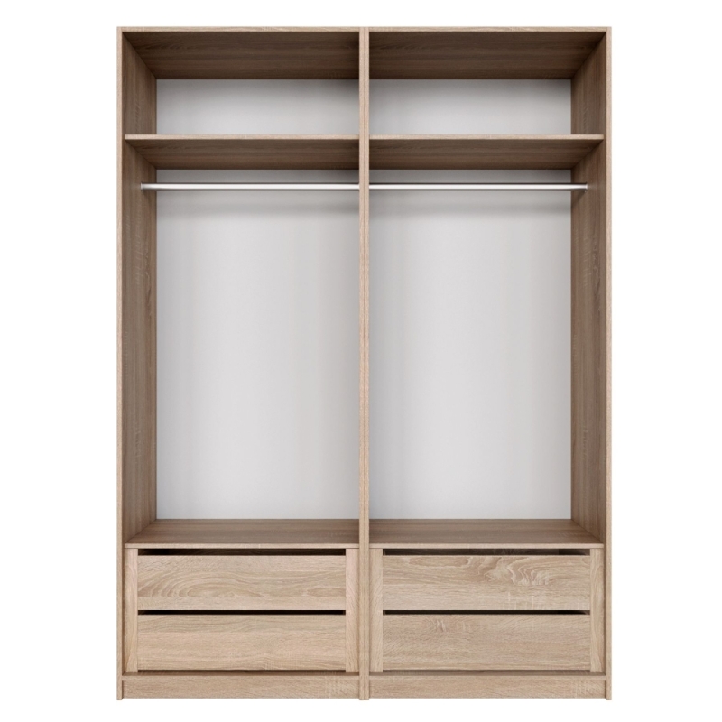 Распашной шкаф Локер 800+800 "Push to Move"/Правый Сонома