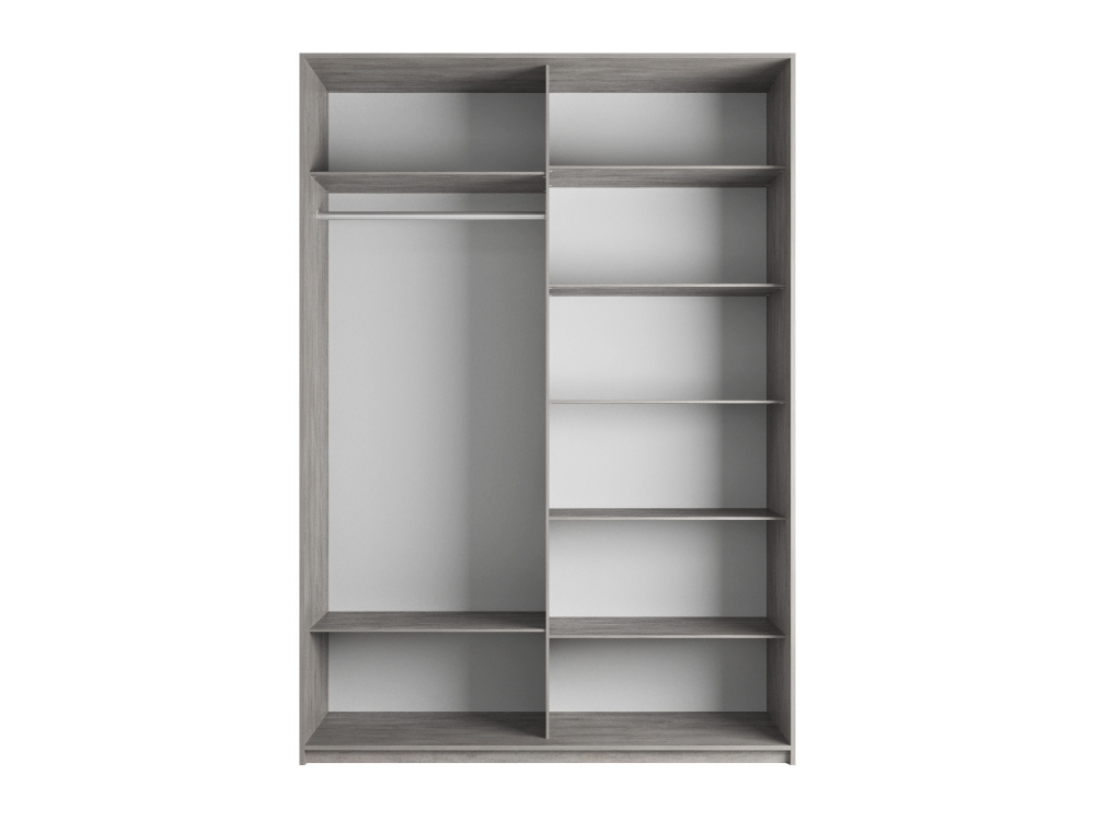 Шкаф-купе Прайм, 2дв.-ДСП/доводчики, 120х57х230, Бетон