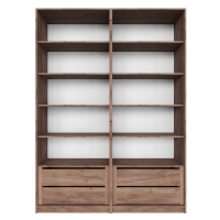 Распашной шкаф Локер 800+800 "WingLine" Крафт табачный