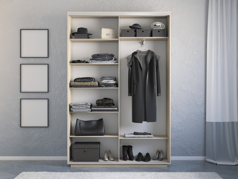 Шкаф-купе Экспресс, 2дв.-Зеркала, 160х45х240, Сонома