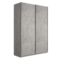 Шкаф-купе Прайм, 2дв.-ДСП/доводчики, 120х57х230, Бетон