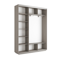 Шкаф-купе Экспресс 3дв. -ДСП, 180х45х220, Ясень шимо светлый