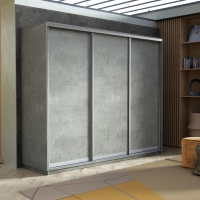 Шкаф-купе Экспресс 3дв.-ДСП, 180х60х220, Бетон