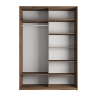 Шкаф-купе Прайм, 2дв.-ДСП/доводчики, 140х57х230, Крафт табачный