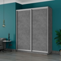 Шкаф-купе Экспресс, 2дв.-ДСП, 180х60х220, Бетон