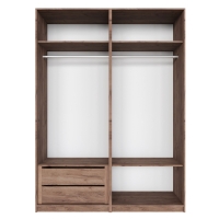 Распашной шкаф Локер 800+800 "WingLine" Крафт табачный