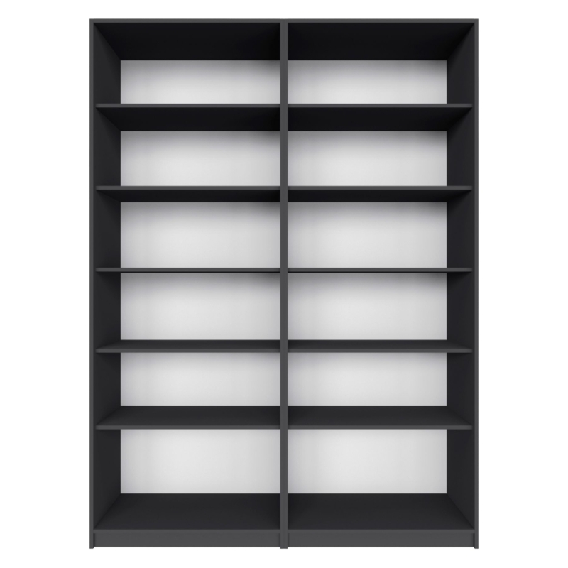 Распашной шкаф Локер 800+800 (Распашной) Серый диамант