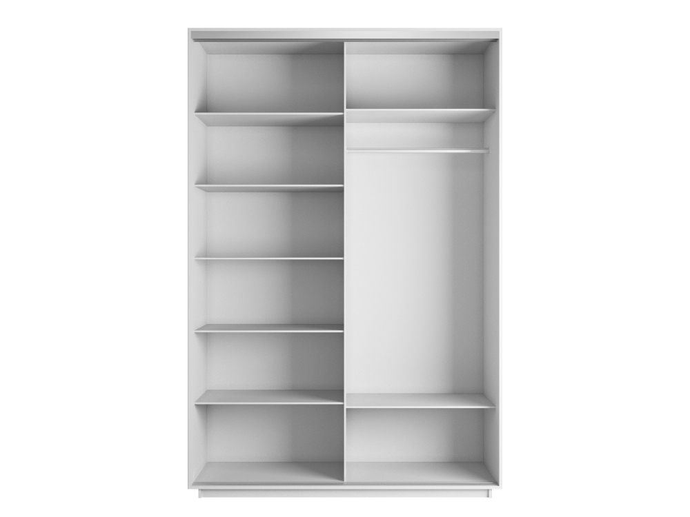 Шкаф-купе Фотопечать, 2дв. Абстракция серая, 160х60х220, Белый снег