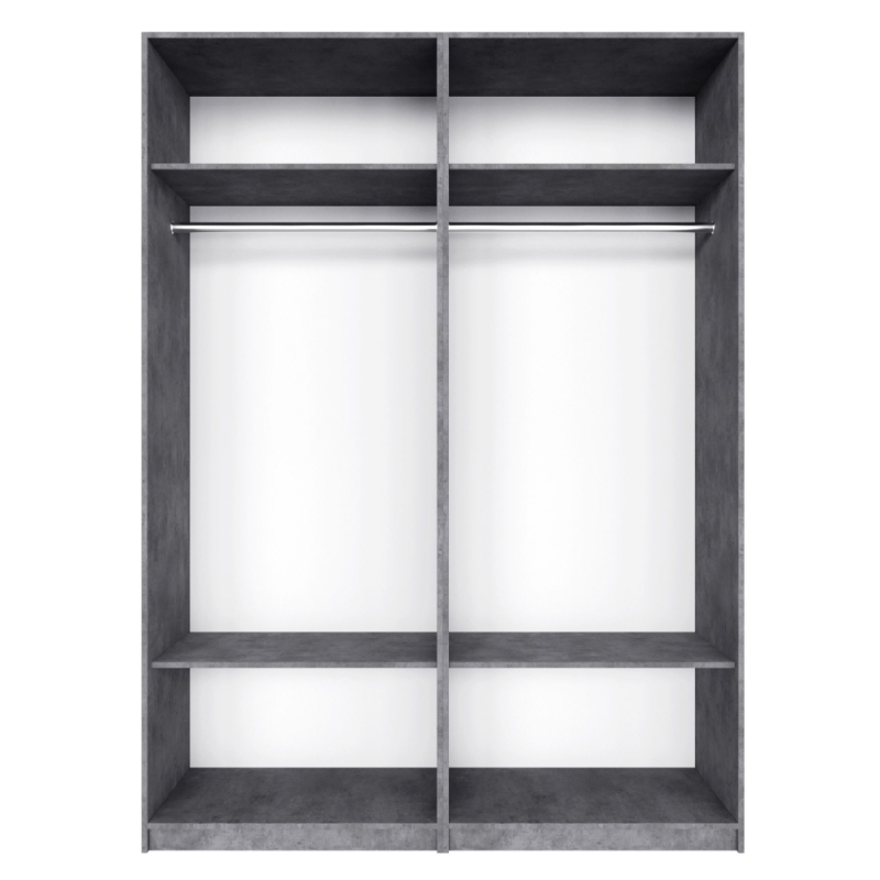 Распашной шкаф Локер 800+800 ("WingLine") Бетон