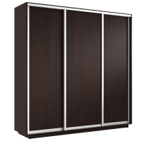 Шкаф-купе Экспресс 3дв. -ДСП, 240х45х240, Венге