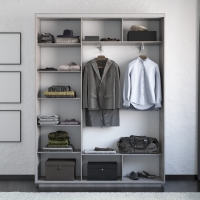 Шкаф-купе Экспресс 3дв. -ДСП, 180х45х220, Бетон