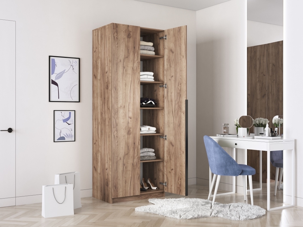 Шкаф распашной Локер "Распашной"/доп. полки 80х220х53