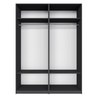 Распашной шкаф Локер 800+800 (Распашной) Серый диамант