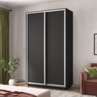 Шкаф-купе Экспресс, 2дв.-ДСП, 120х60х220, Серый диамант