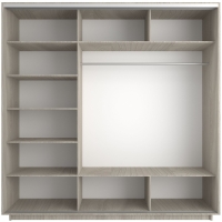 Шкаф-купе Экспресс 3дв.-ДСП, 210х60х240, Ясень Шимо Светлый