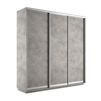 Шкаф-купе Экспресс 3дв. -ДСП, 180х45х240, Бетон