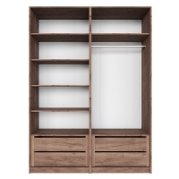 Распашной шкаф Локер 800+800 "WingLine" Крафт табачный