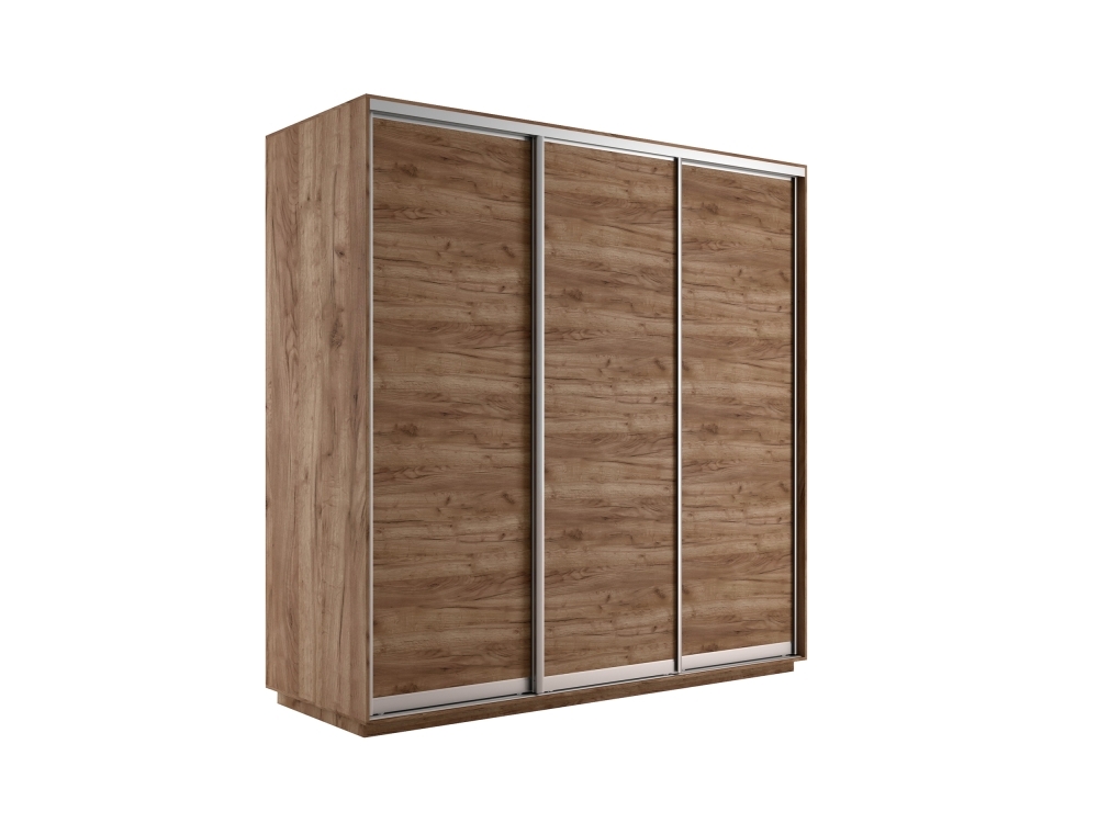 Шкаф-купе Экспресс 3дв.-ДСП, 180х60х220, Крафт табачный