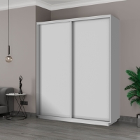 Шкаф-купе Экспресс, 2дв.-ДСП, 180х45х220, Белый снег