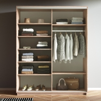 Шкаф-купе Фотопечать, 2дв. Абстракция серая, 120х60х240, Ясень шимо светлый