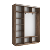 Шкаф-купе Экспресс 3дв. -ДСП, 180х45х220, Крафт табачный