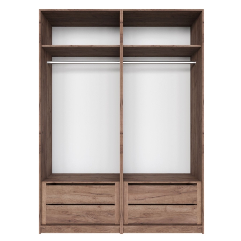 Распашной шкаф Локер 800+800 Крафт табачный