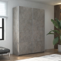 Шкаф-купе Прайм, 2дв.-ДСП/доводчики, 120х57х230, Бетон