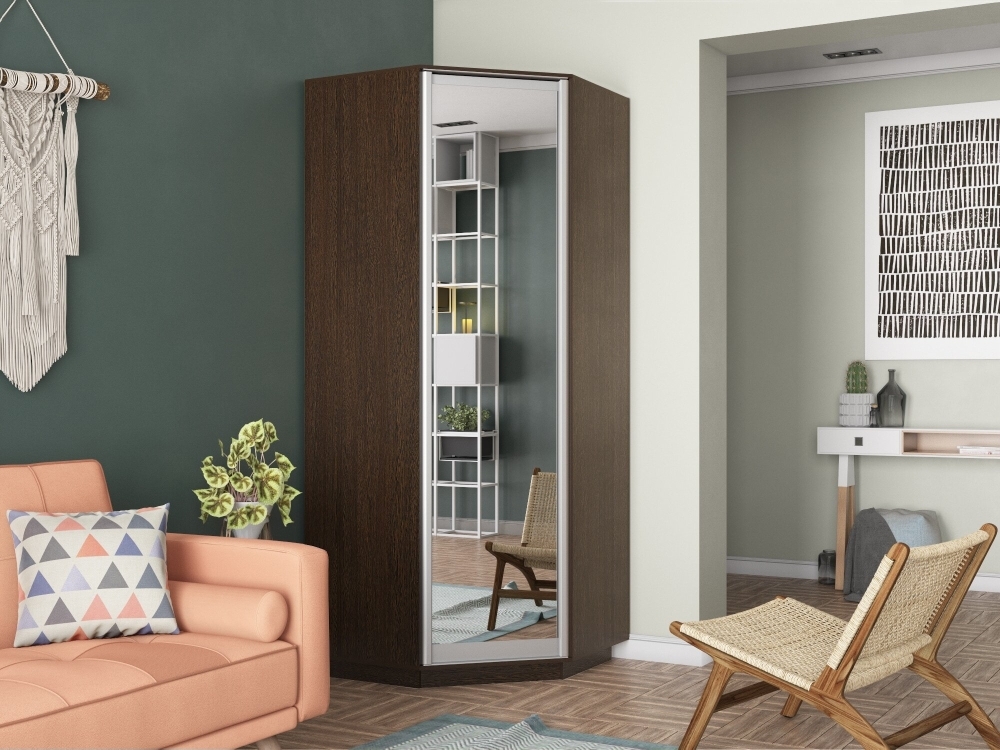 Шкаф распашной Распашной Угловой Экспресс 90х90х220 см