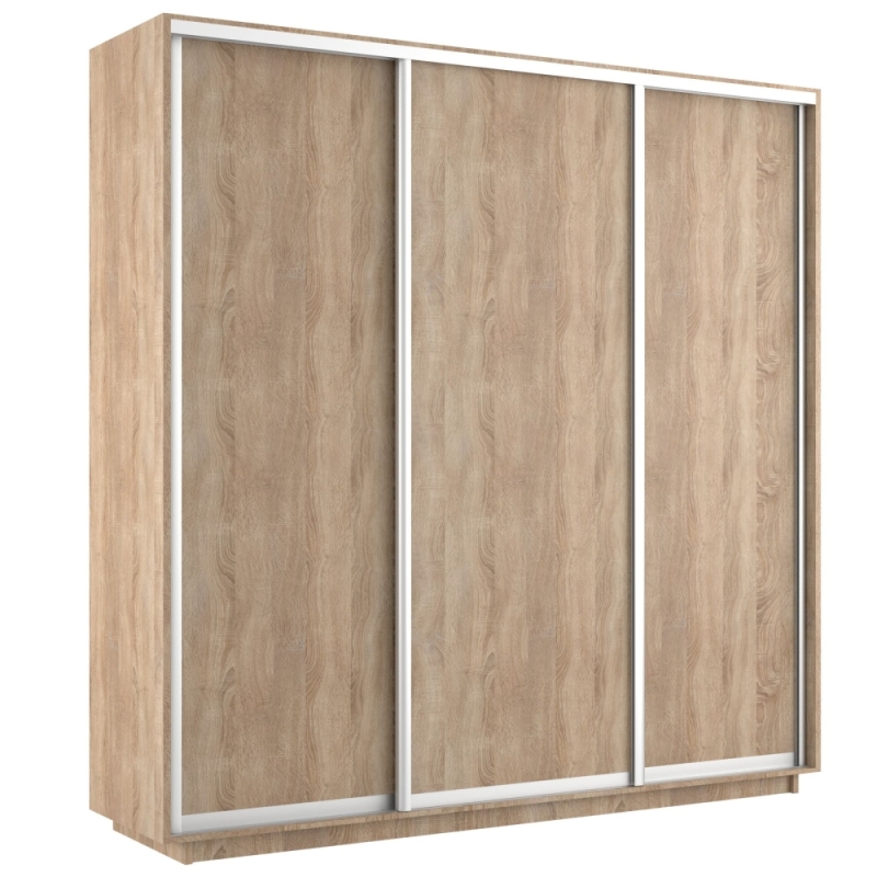 Шкаф-купе Экспресс 3дв. -ДСП, 210х45х220, Сонома