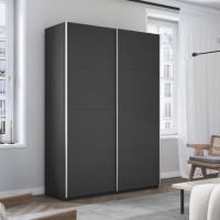 Шкаф-купе Прайм, 2дв.-ДСП/доводчики, 120х57х230, Серый диамант