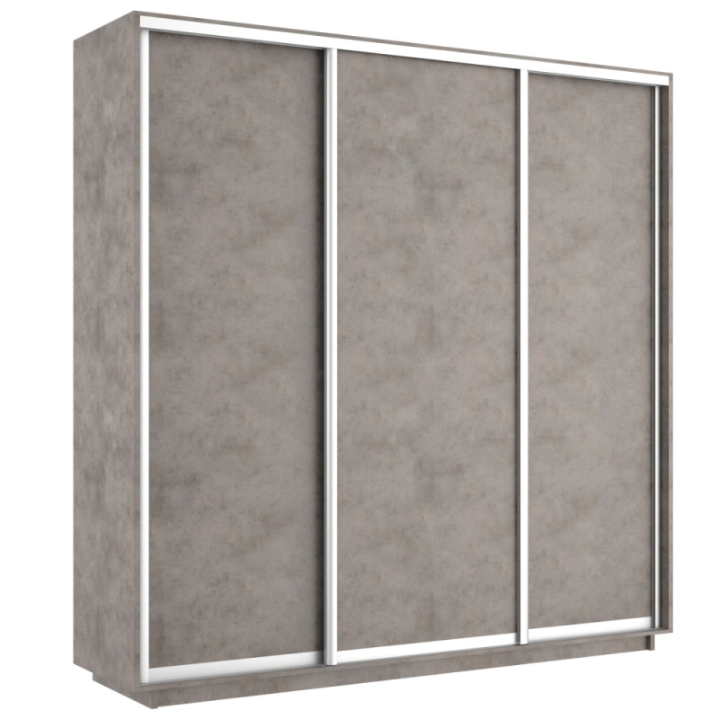 Шкаф-купе Экспресс 3дв.-ДСП, 240х60х220, Бетон