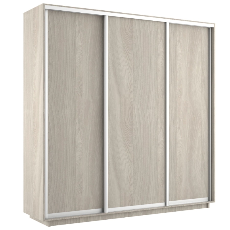 Шкаф-купе Экспресс 3дв.-ДСП, 210х45х240, Ясень Шимо Светлый