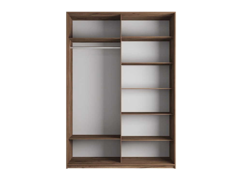 Шкаф-купе Прайм, 2дв.-ДСП/доводчики, 140х57х230, Крафт табачный