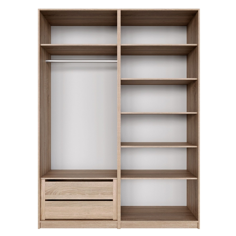 Распашной шкаф Локер 800+800 ("WingLine") Сонома