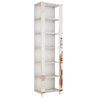 Стеллаж модульный Мебельная компания Е1 Универсальный Зеркало 35х60х220, Ясень Анкор Светлый