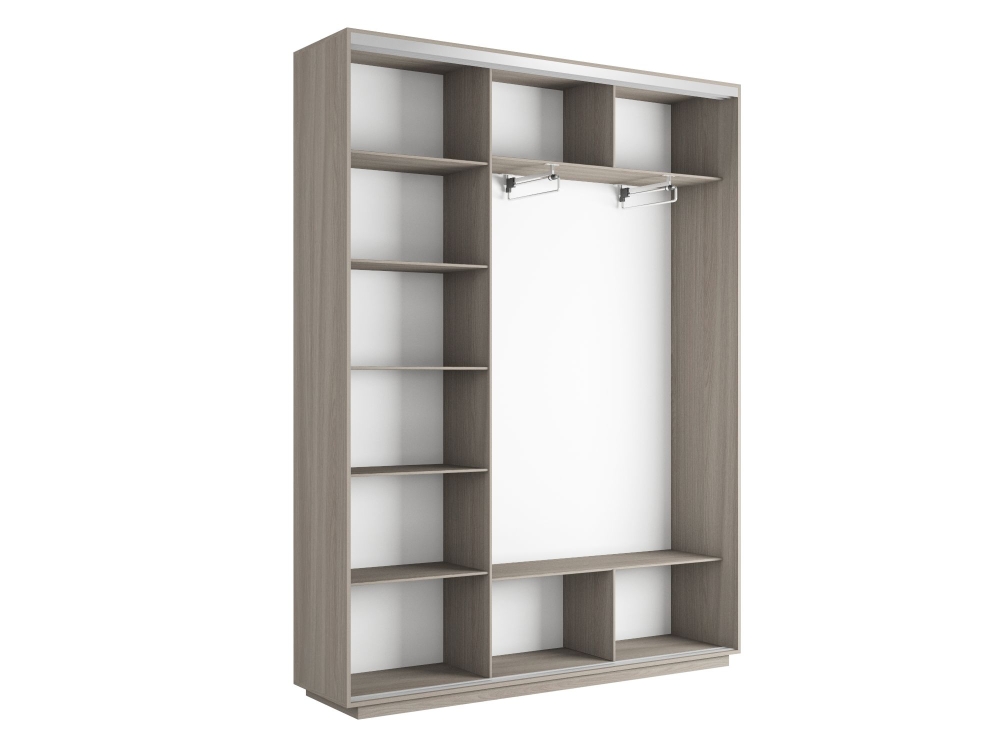 Шкаф-купе Экспресс 3дв. -ДСП, 240х45х220, Ясень Шимо Светлый