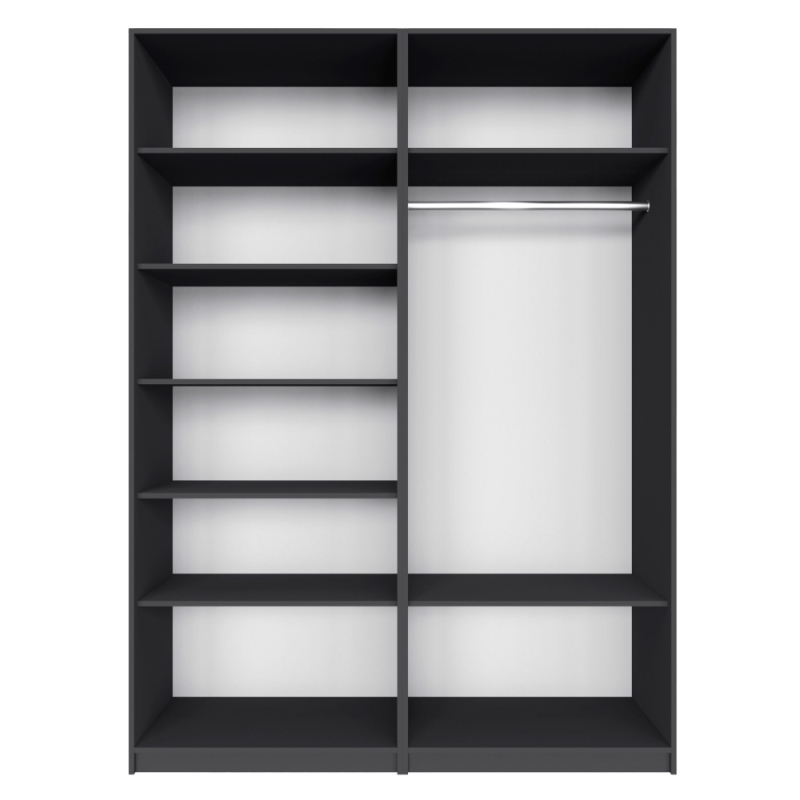 Распашной шкаф Локер 800+800 (Распашной) Серый диамант