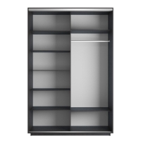 Шкаф-купе Фотопечать, 2дв. Фиолетовый дым, 120х60х220, Венге