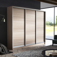 Шкаф-купе Экспресс 3дв. -ДСП, 180х45х220, Ясень шимо светлый