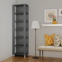 Стеллаж модульный Мебельная компания Е1 Универсальный 35х44х240, Серый диамант