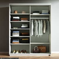 Шкаф-купе Фотопечать, 2дв. Абстракция серая, 160х60х220, Белый снег