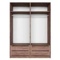 Распашной шкаф Локер 800+800 Крафт табачный