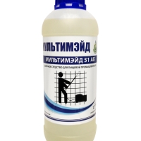 Концентрированный жироудалитель Мультимэйд 51 АБ / обезжиривание поверхностей / 1 л