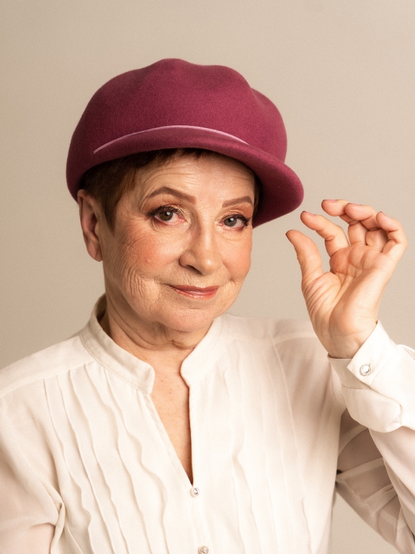 Кепка женская теплая, шерсть, берет шерстяной