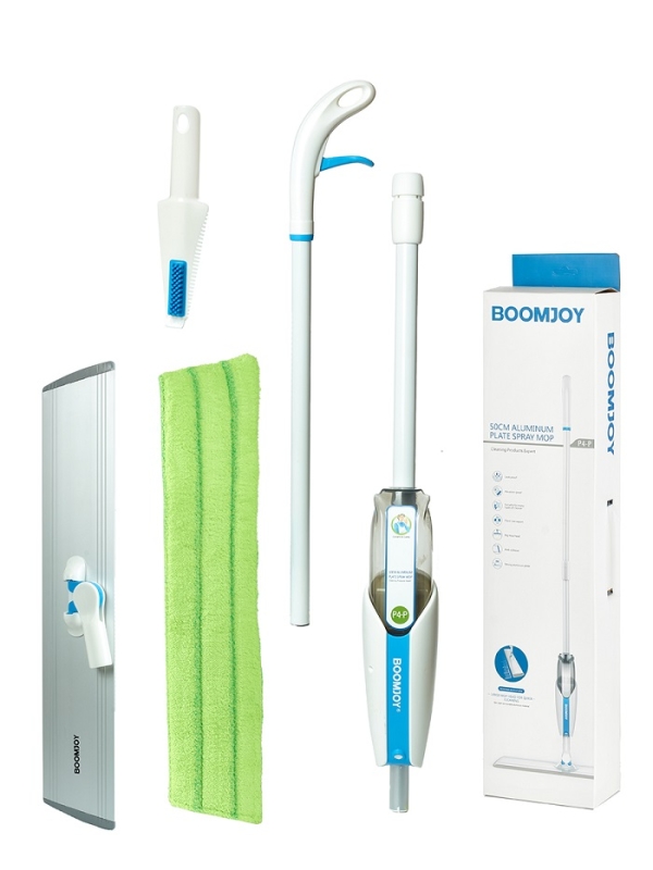 Швабра-полотер с распылителем Spray Mop Premium, алюминиевая платформа 50 см, P4-P, Boom