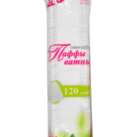 Паффы ватные 7.5х5 №120 в пакете (puff pads), 120 шт, Емельянъ Савостинъ (27)