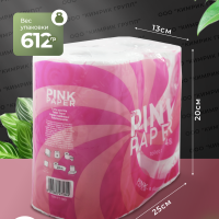 Туалетная бумага с рисунком, 4 слоя, 4 рул/200 л, WC