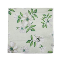 Салфетки бумажные , "Жасмин зеленый фон" Bulgaree Green,  33*33 см, 3 слоя, 20 шт.