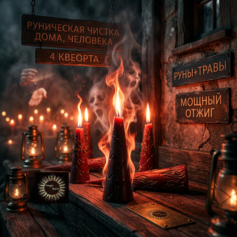 Руническая свеча 4 квеорта