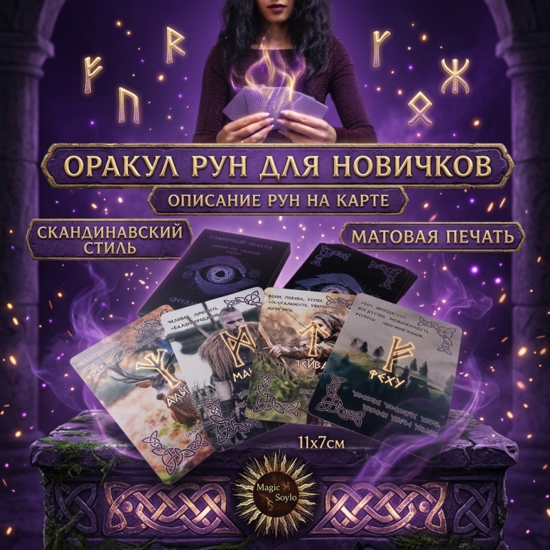 Рунический оракул -карты -руны -футарк